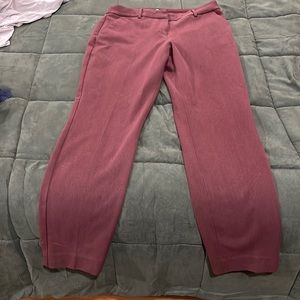 Express columnist pants 8R maroon